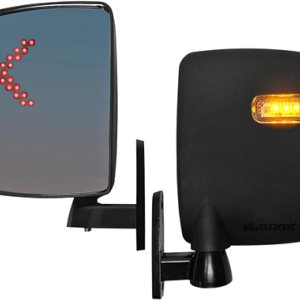 RHOX ACC-1025 – Espejo LED de lujo, juego de 2, luces intermitentes de 12-48 V, 3 cables RHOX ACC-1025 – Espejo LED de lujo, juego de 2, luces intermitentes de 12-48 V, 3 cables