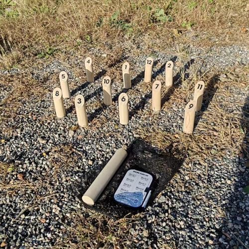 RHQNG Kubb Premium – Juego de Kubb Yard – Última diversión y atractivo juego al aire libre para todas las edades