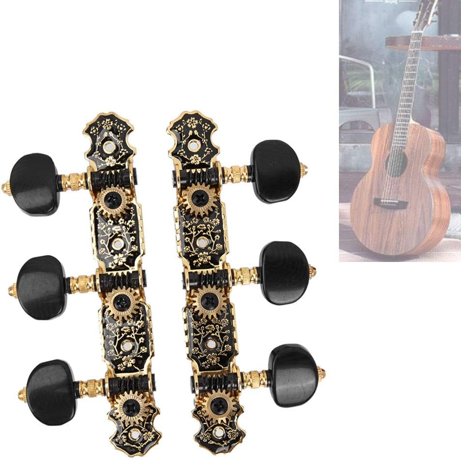 Clavijas de afinación de guitarra acústica, repuesto 3L3R, afinadores rápidos y precisos con material antioxidante para guitarras clásicas