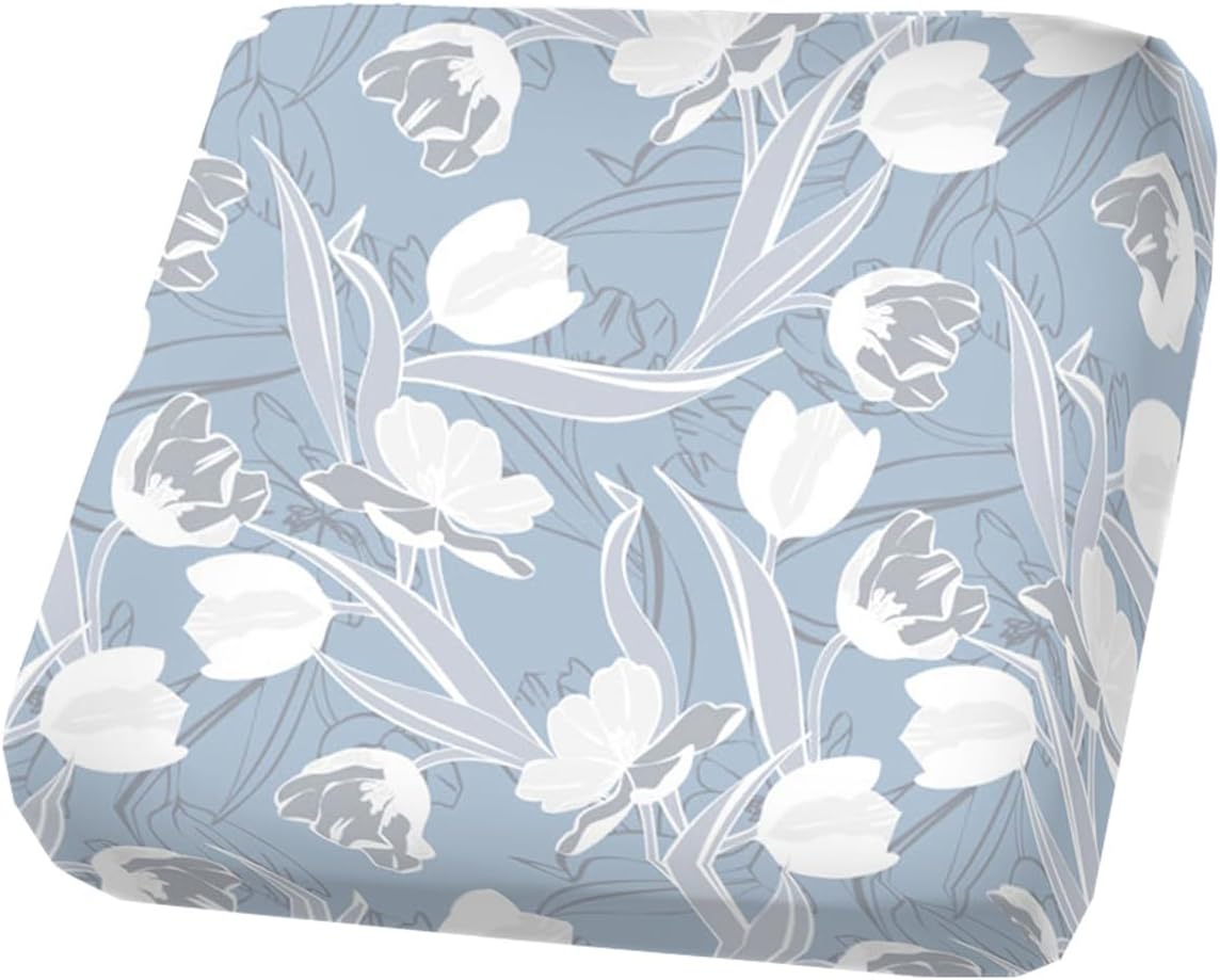 CRFATOP Fundas de cojín elásticas para sofá individual estampadas, fundas de repuesto adecuadas para sillón, sofá biplaza con banda elástica, 2