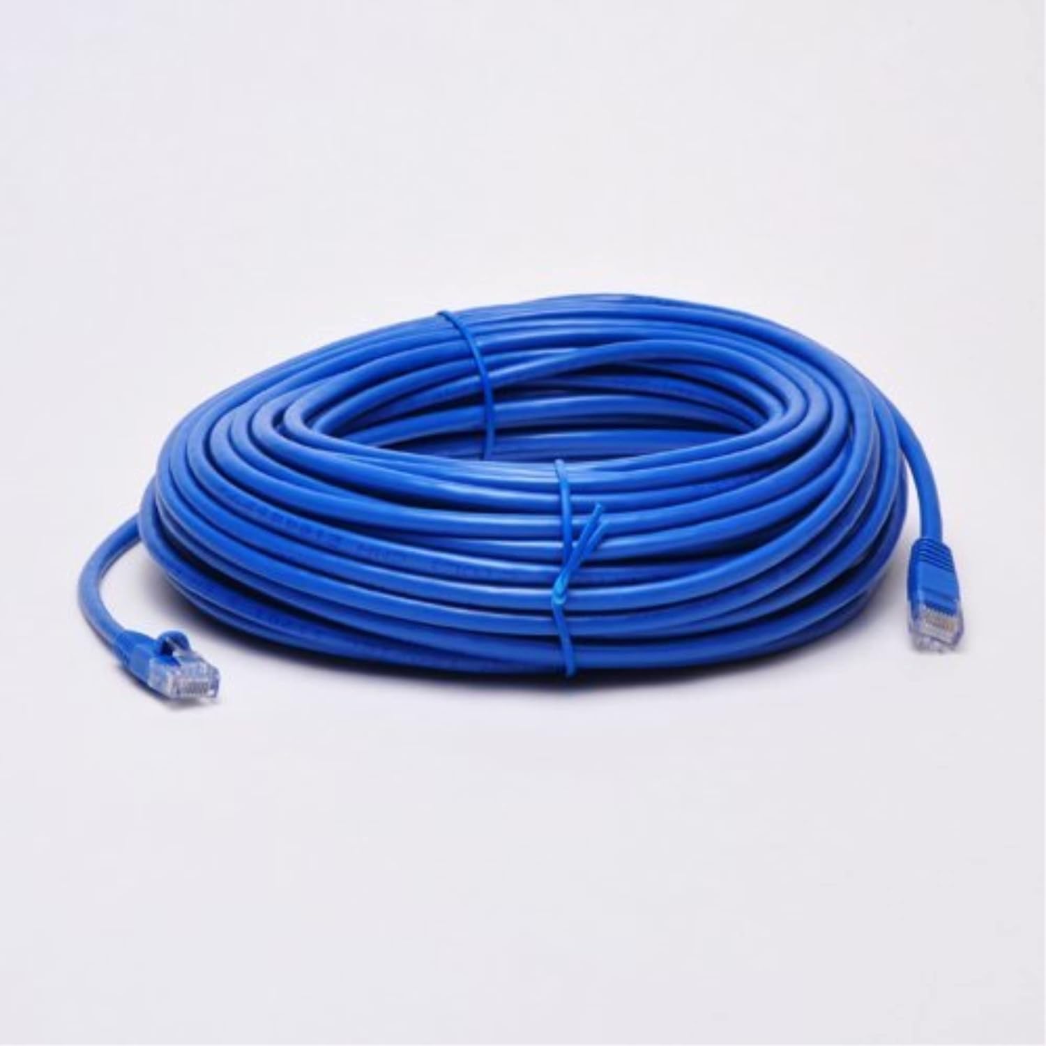 Nuevo 100ft 98.4 ft Azul 100′ Ft Rj45 Cat6 Ethernet LAN Red Internet Computadora Patch Cable