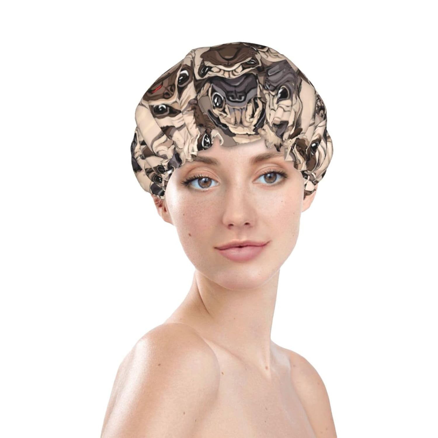 Gorro de ducha de microfibra para cachorros, perros y perros, gorro de ducha diseñado para mujeres y niñas, gorras impermeables reutilizables,