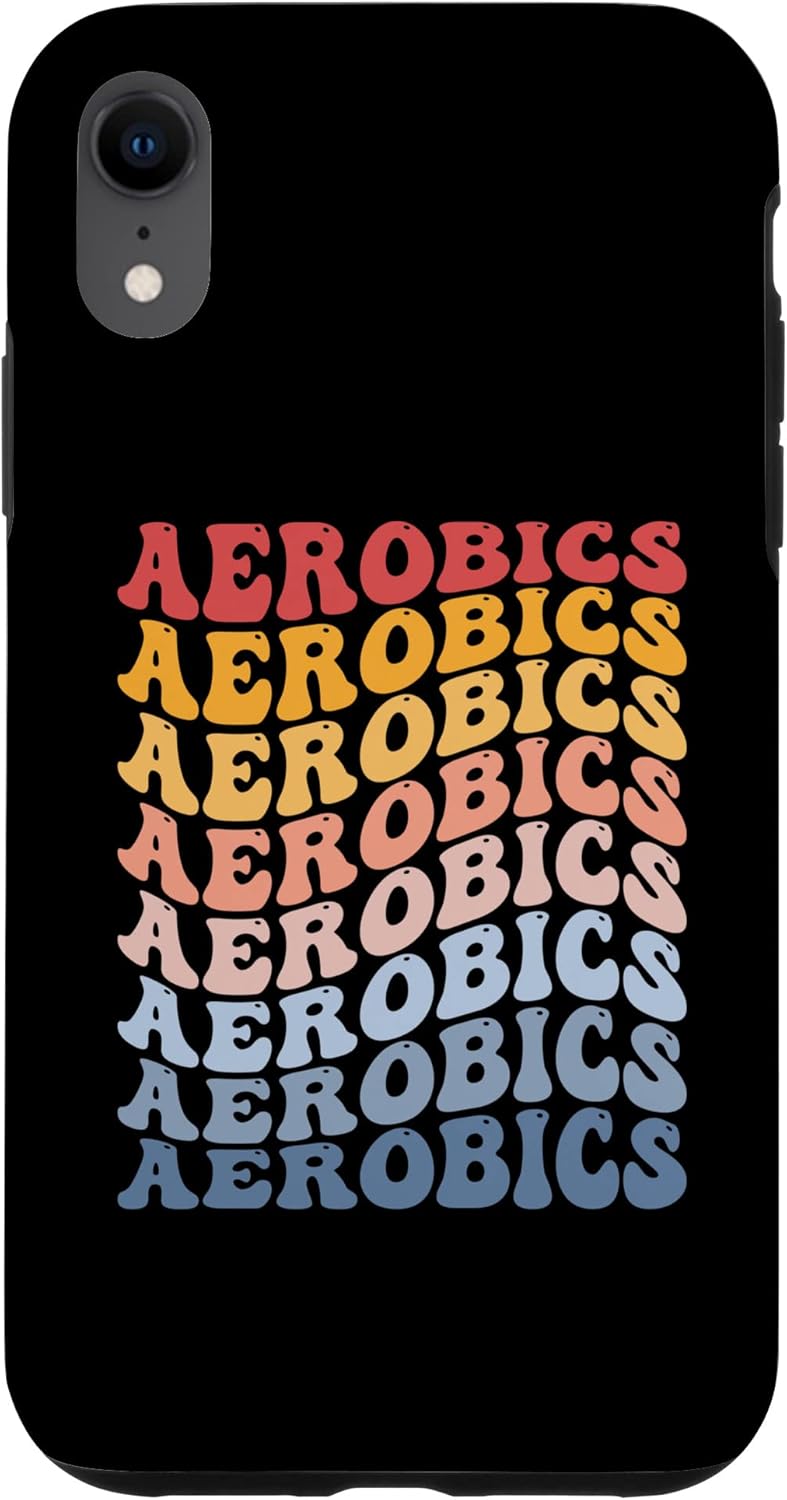 iPhone XR Aerobics Fitness Groovy Case