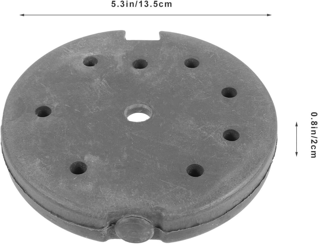 LIFKOME Lámpara de escritorio Cargador de hierro fundido para lámpara de pie, base de contrapeso, soporte de montaje para dormitorio, sala de estar,