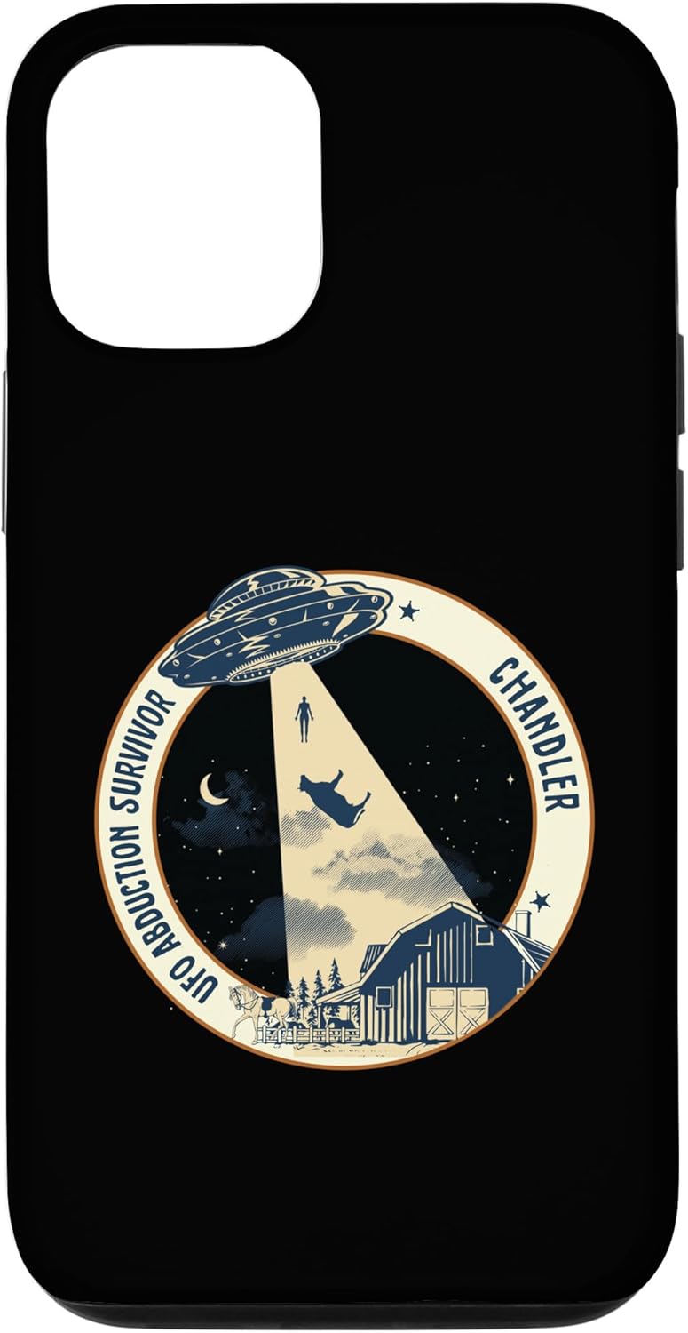 Funda para iPhone 1212 Pro CHANDLER UFO Alien Abduction Survivor Cow Tractor Beam