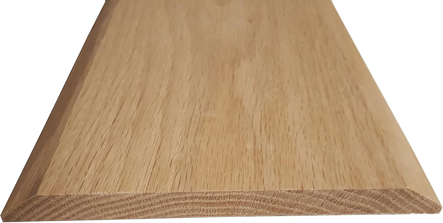 ADA Umbral interior de madera maciza de 12 pulgada en roble rojo (6 12 pulgadas x 72 pulgadas)