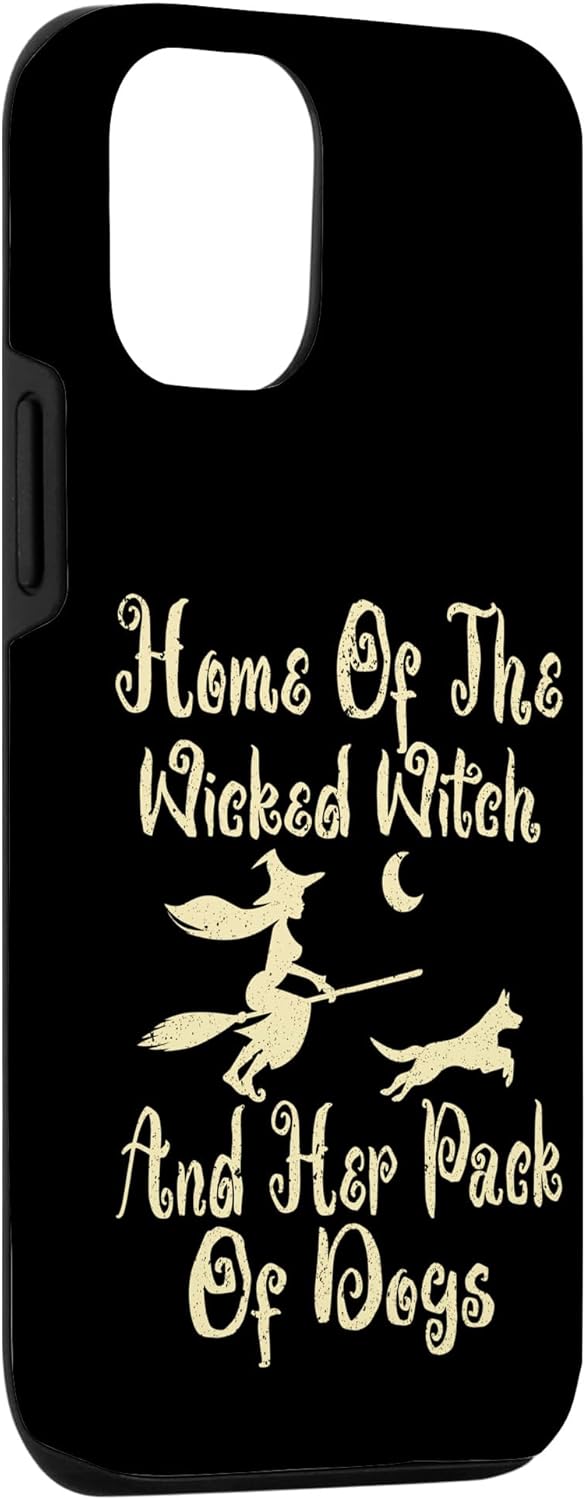 Funda para iPhone 13 Pro Home Of The Wicked Witch And Her Pack Of Dogs Halloween