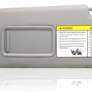 NHILES Visera solar del lado izquierdo del conductor compatible con Toyota Rav4 2004 2005 número OEM de repuesto 74320-42420-B0 color gris NHILES Visera solar del lado izquierdo del conductor compatible con Toyota Rav4 2004 2005 número OEM de repuesto 74320-42420-B0 color gris