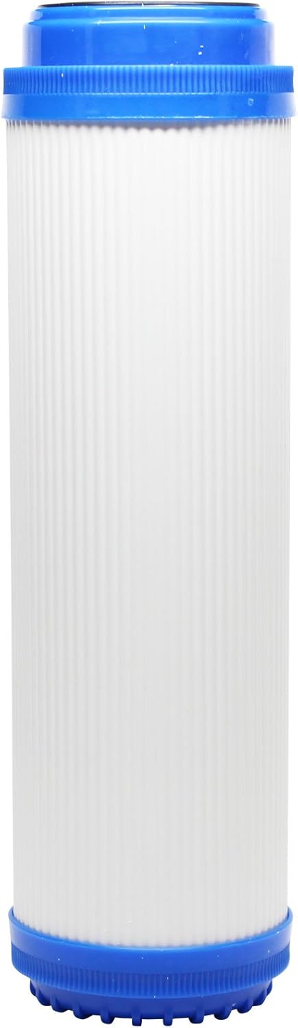 Paquete de 4 piezas de repuesto para filtro de carbón activado granular OmniFIlter U25, cartucho universal de 10 pulgadas compatible con unidad de