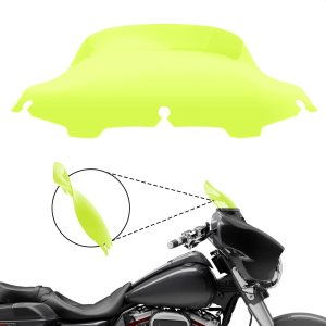 Parabrisas de motocicleta de 8 pulgadas ondulado compatible con Harley Electra Glide Tri Glide FLHT FLHX FLHTK FLHTC FLHTCU Touring Street Glide Parabrisas de motocicleta de 8 pulgadas ondulado compatible con Harley Electra Glide Tri Glide FLHT FLHX FLHTK FLHTC FLHTCU Touring Street Glide