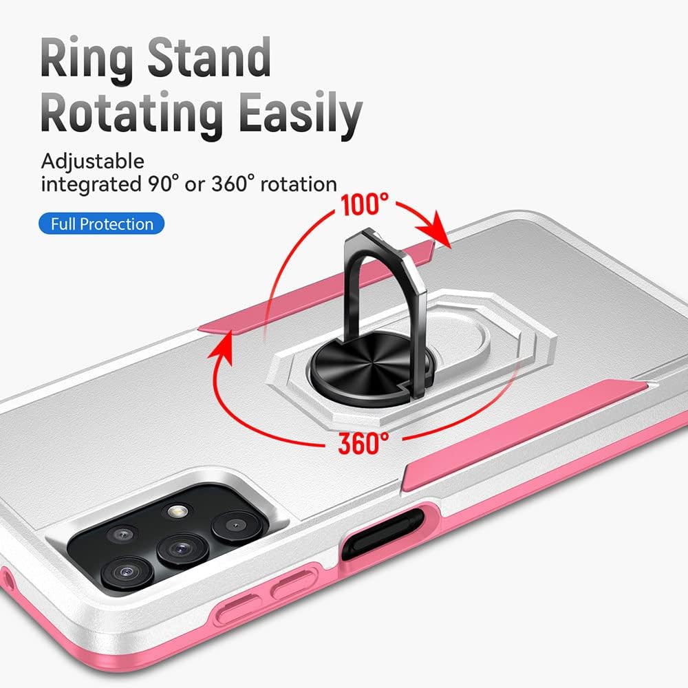 Funda para Samsung Galaxy A32 5G, amortiguadora y duradera, con función atril para Galaxy A32 5G, color blanco