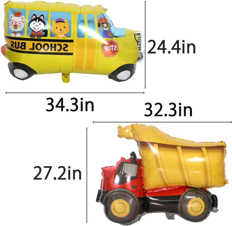 Suministros de fiesta de automóvil decoraciones de cumpleaños para niños, contiene una pancarta de tráfico, un sombrero, 2 calcomanías, 3 gafas, 5