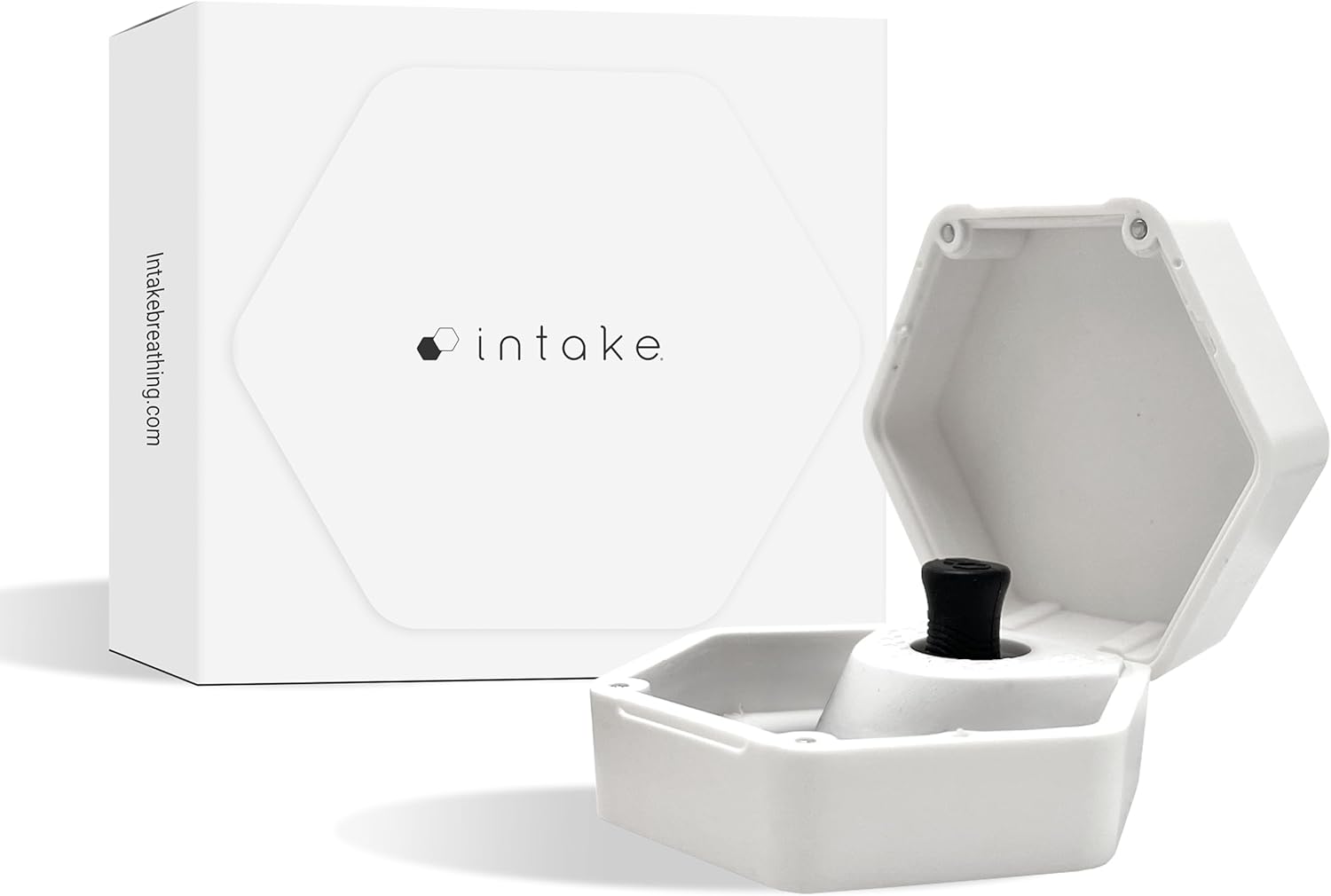 Intake Estuche de viaje para respiración y aplicador de recarga magnético, estuche de viaje pequeño para tiras nasales de admisión, con capacidad