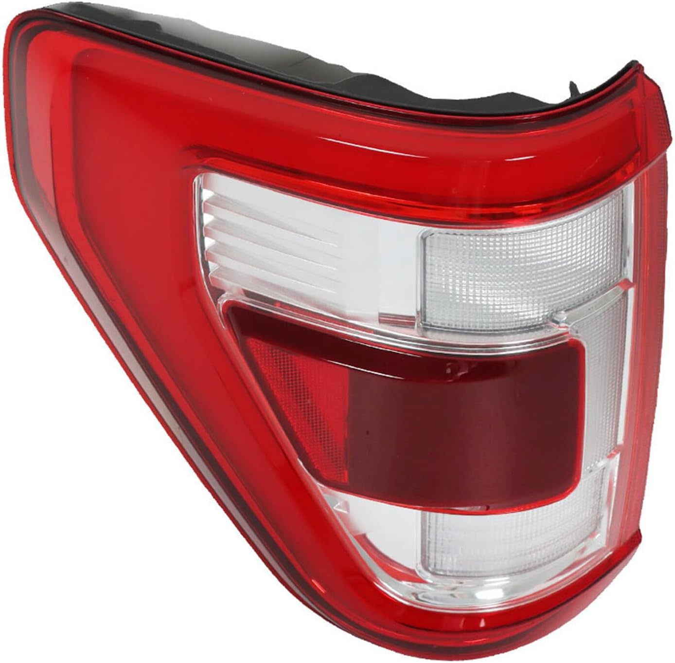 WFLNHB Repalement de montaje de luz trasera izquierda para F150 2021-2023 lado del conductor trasera con lente roja de punto ciego lámpara de freno