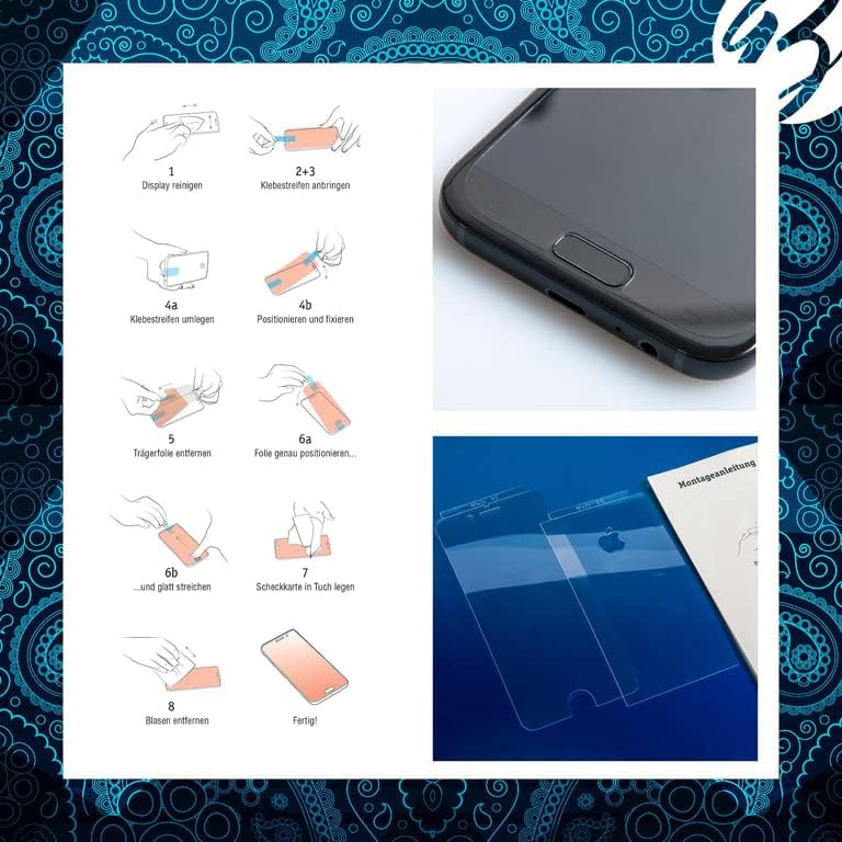 Protector de pantalla compatible con Zebra ET45 película protectora de 8 pulgadas, película protectora transparente (2X)