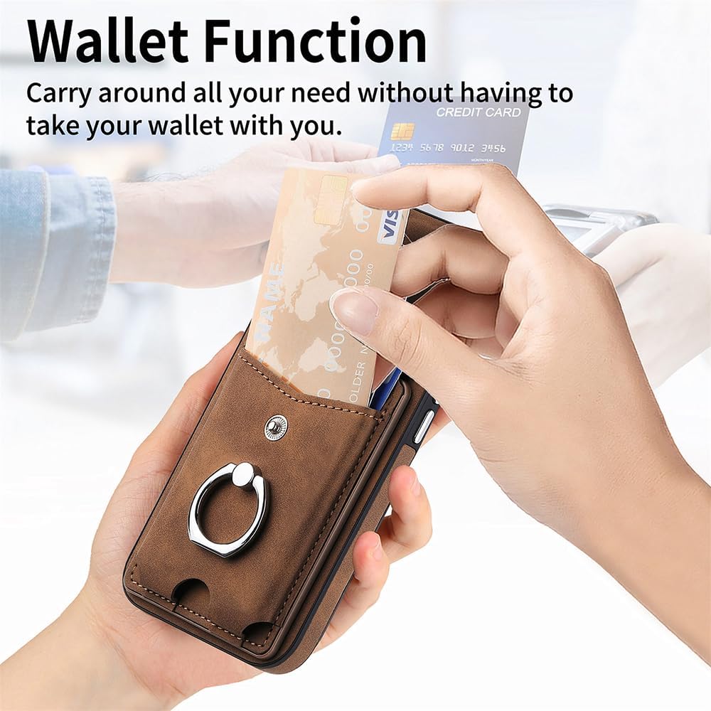 Asuwish Funda tipo cartera compatible con Samsung Galaxy S23 5G y protector de pantalla de vidrio templado, soporte para tarjetas, soporte