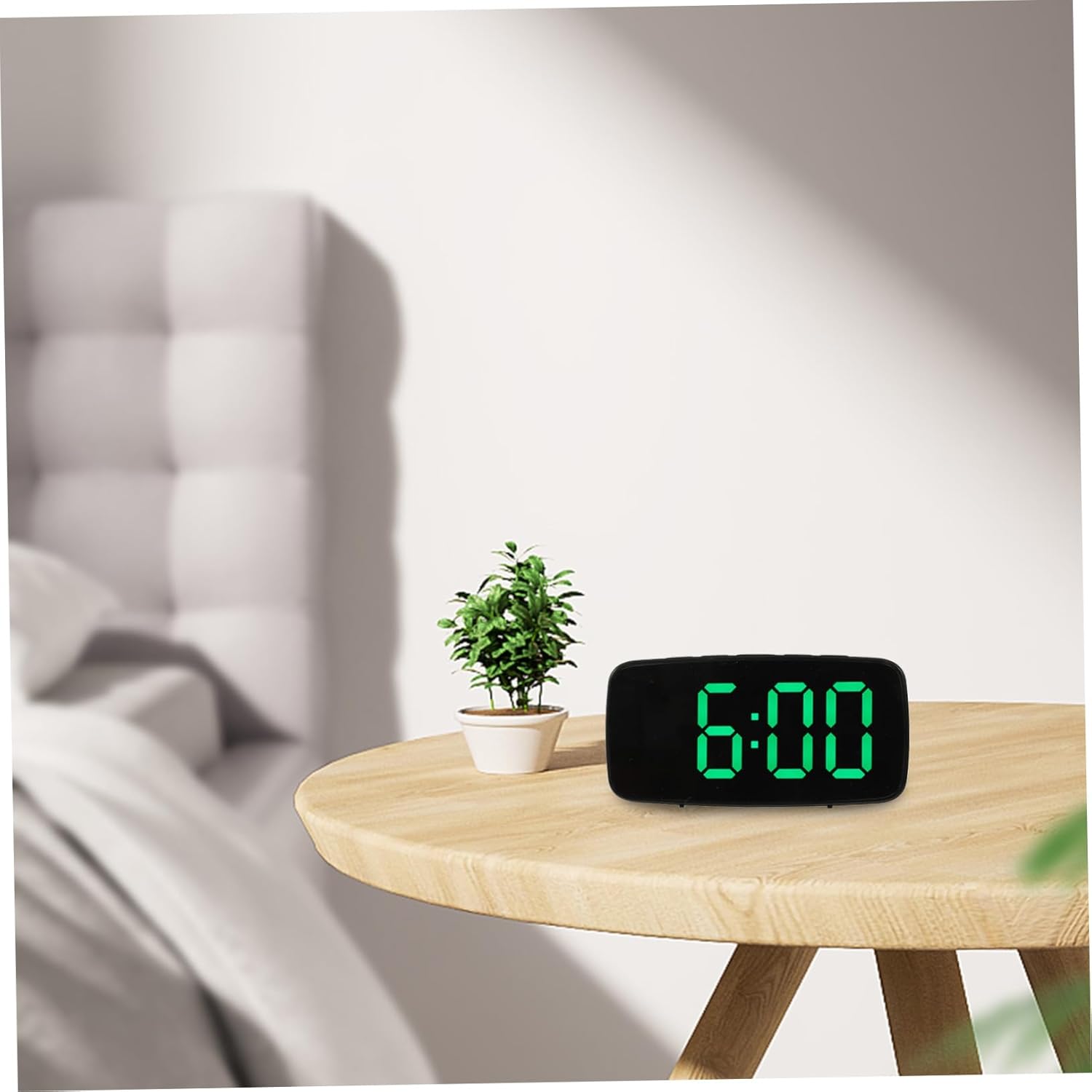NUOBESTY Reloj despertador electrónico LED Reloj de oficina Reloj digital grande Reloj despertador Digital Reloj eléctrico Alarma Reloj despertador