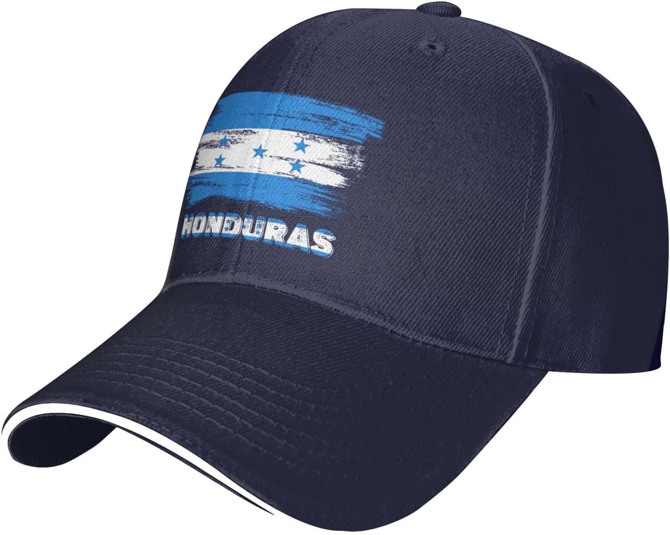 Tiayead Gorra de béisbol con bandera de Honduras, gorra de camionero para hombres y mujeres, gorra ajustable para papá