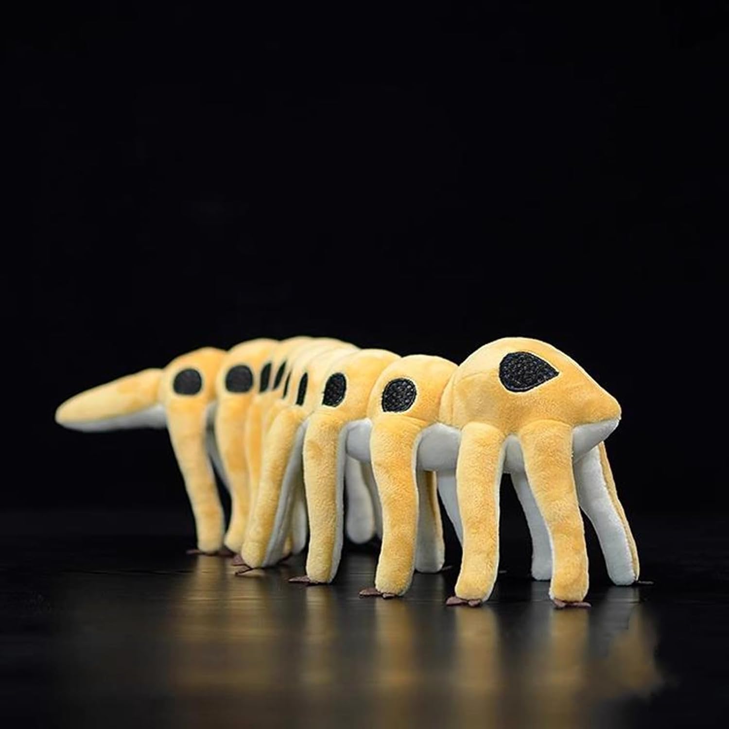 ZHONGXIN MADE Juguete de peluche realista con microorganismo cámbrico  Simulación de 20 pulgadas de criatura marina del Cámbrico Microdictyon modelo