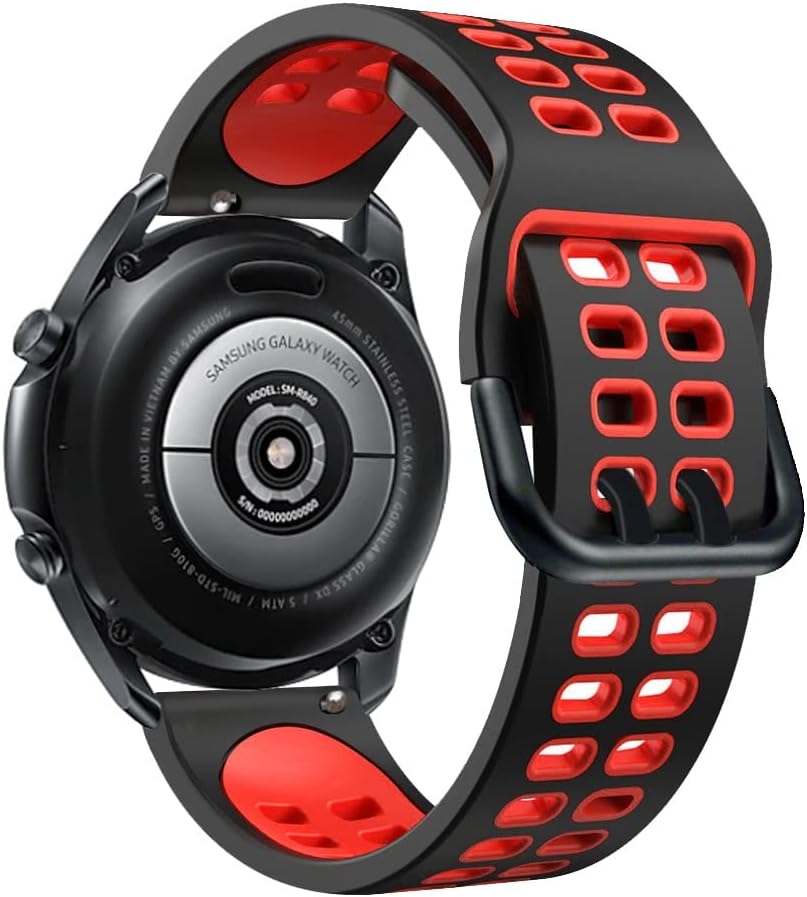 VBWVA Correa de silicona para Huawei Watch GT 3 1.811 in correas GT2 GT3 GT Runner 1.811 in pulsera compatible con la mayoría de correas de reloj de