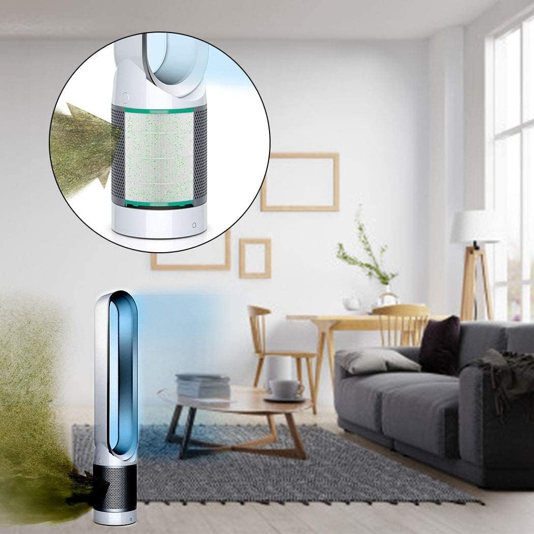 Goodsby Filtro purificador de aire de repuesto para Dyson Tower Purifier Pure Cool Link TP01, TP02, TP03, BP01, AM11 Compare con la parte 968126-03