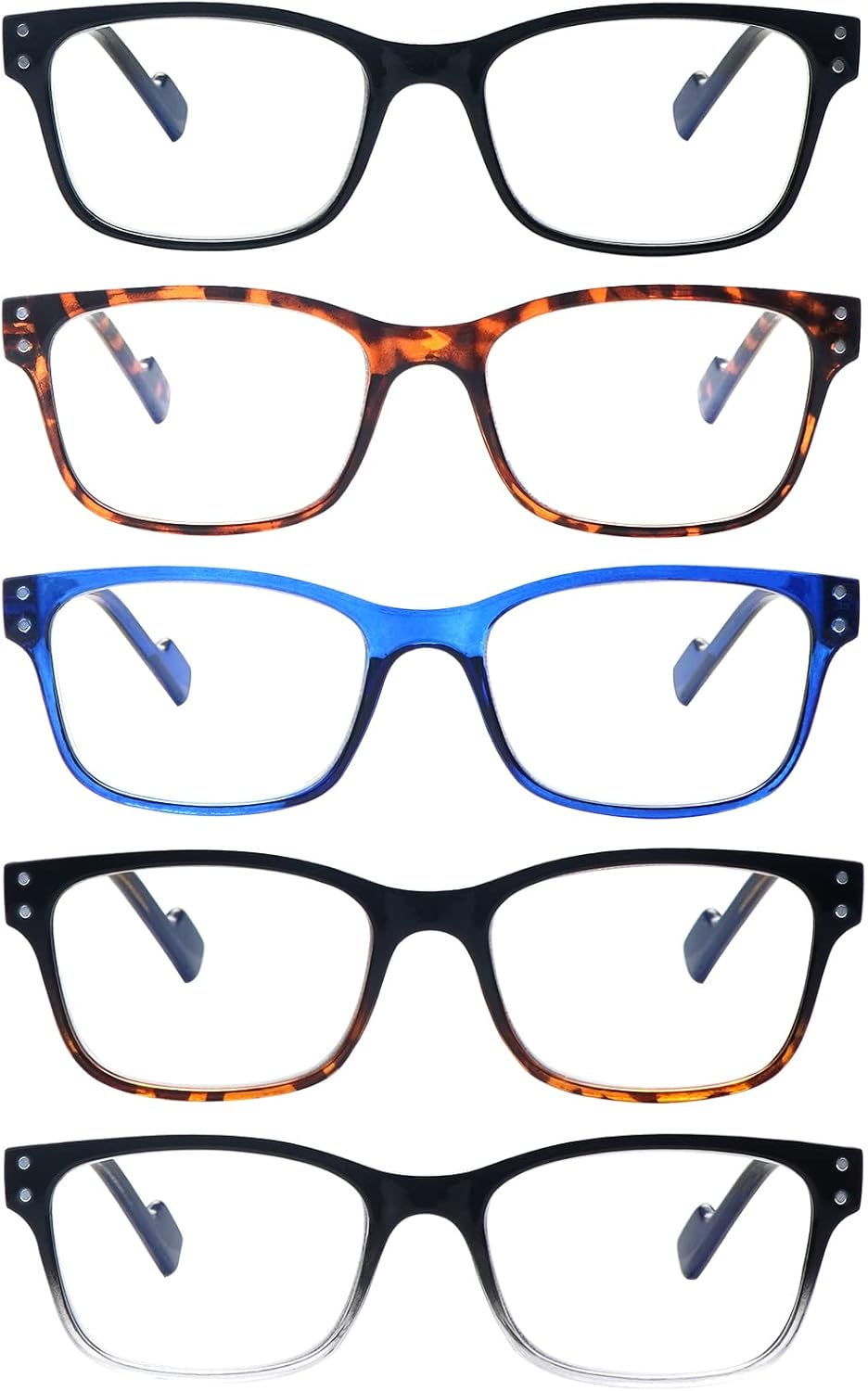 CLASAGA Reading Glasses for Women, Pattern Design Ladies Computer Readers Blue Light Glasses