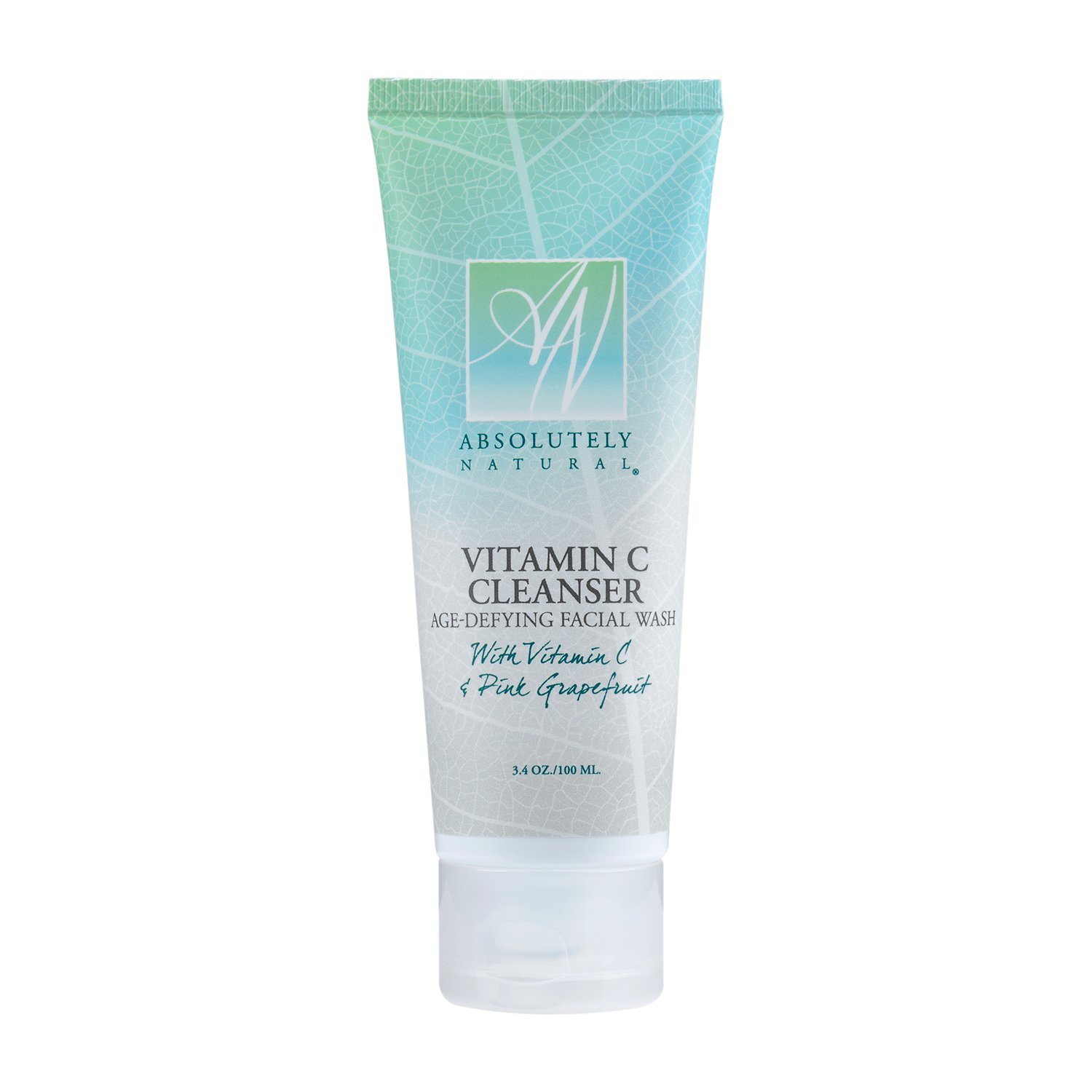 Limpiador de vitamina C, lavado facial antienvejecimiento y limpieza facial exfoliante reduce arrugas, manchas oscuras, manchas y brotes para una