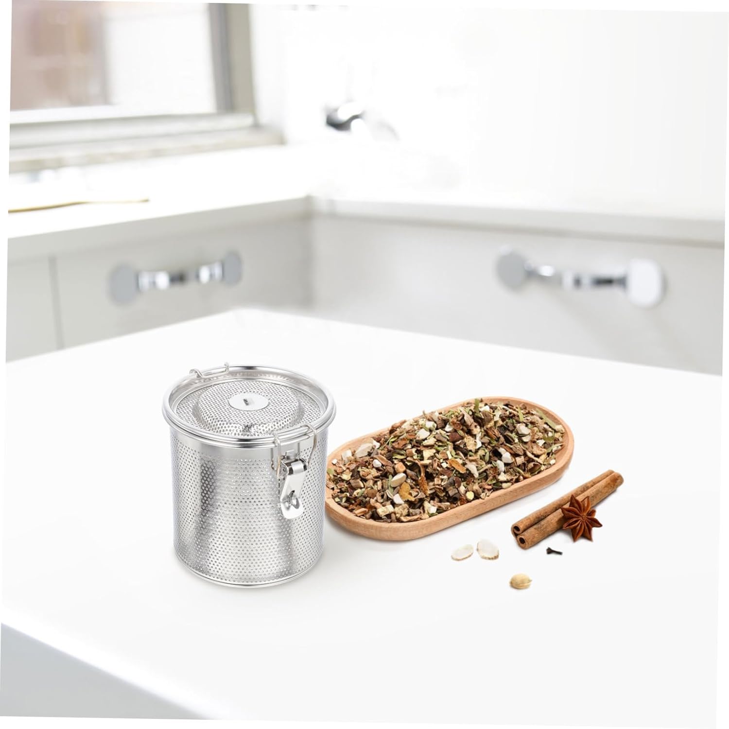 DOITOOL 2 bolas de malla de té perfumadas de acero inoxidable