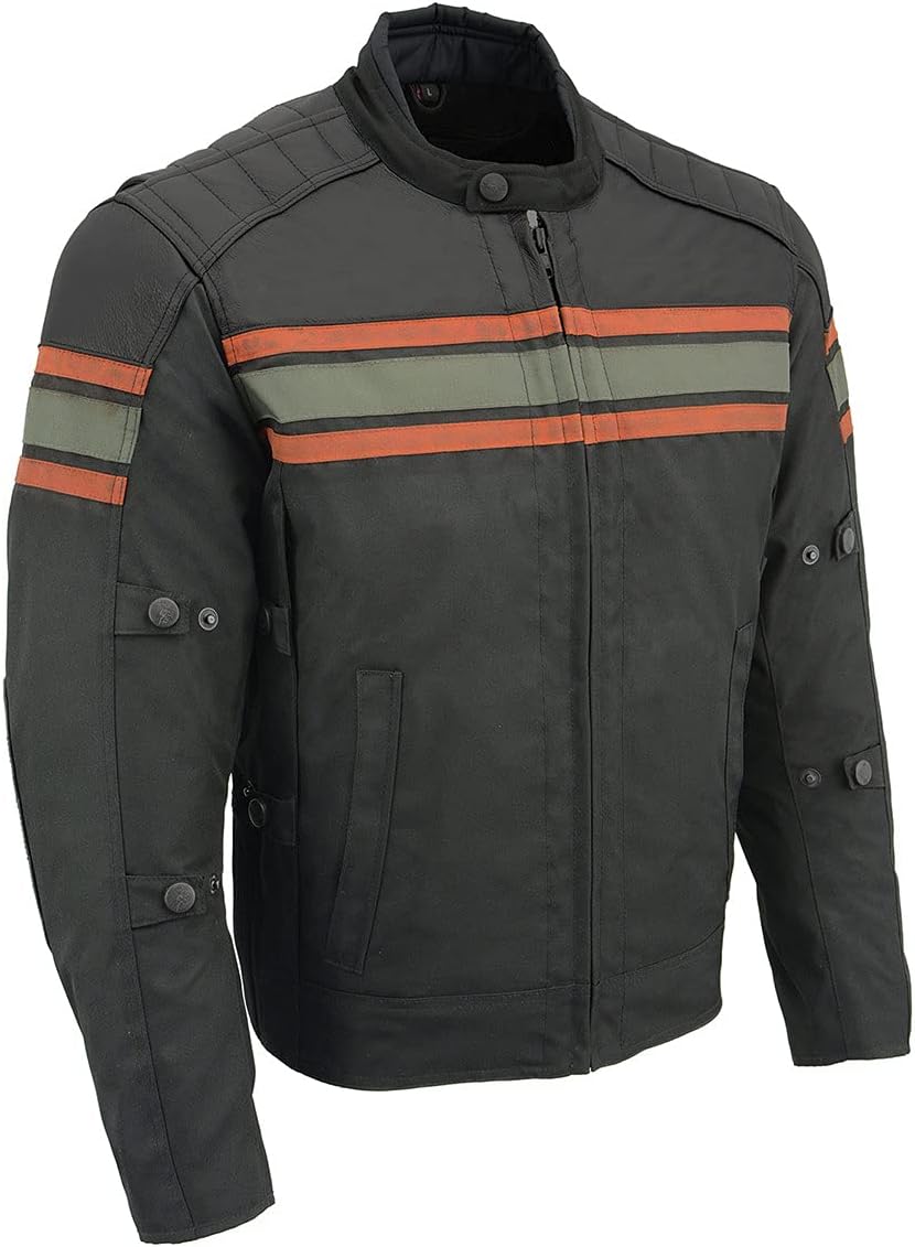 Milwaukee Performance MPM1751 – Chaqueta de piel para hombre, diseño de rayas, color negro