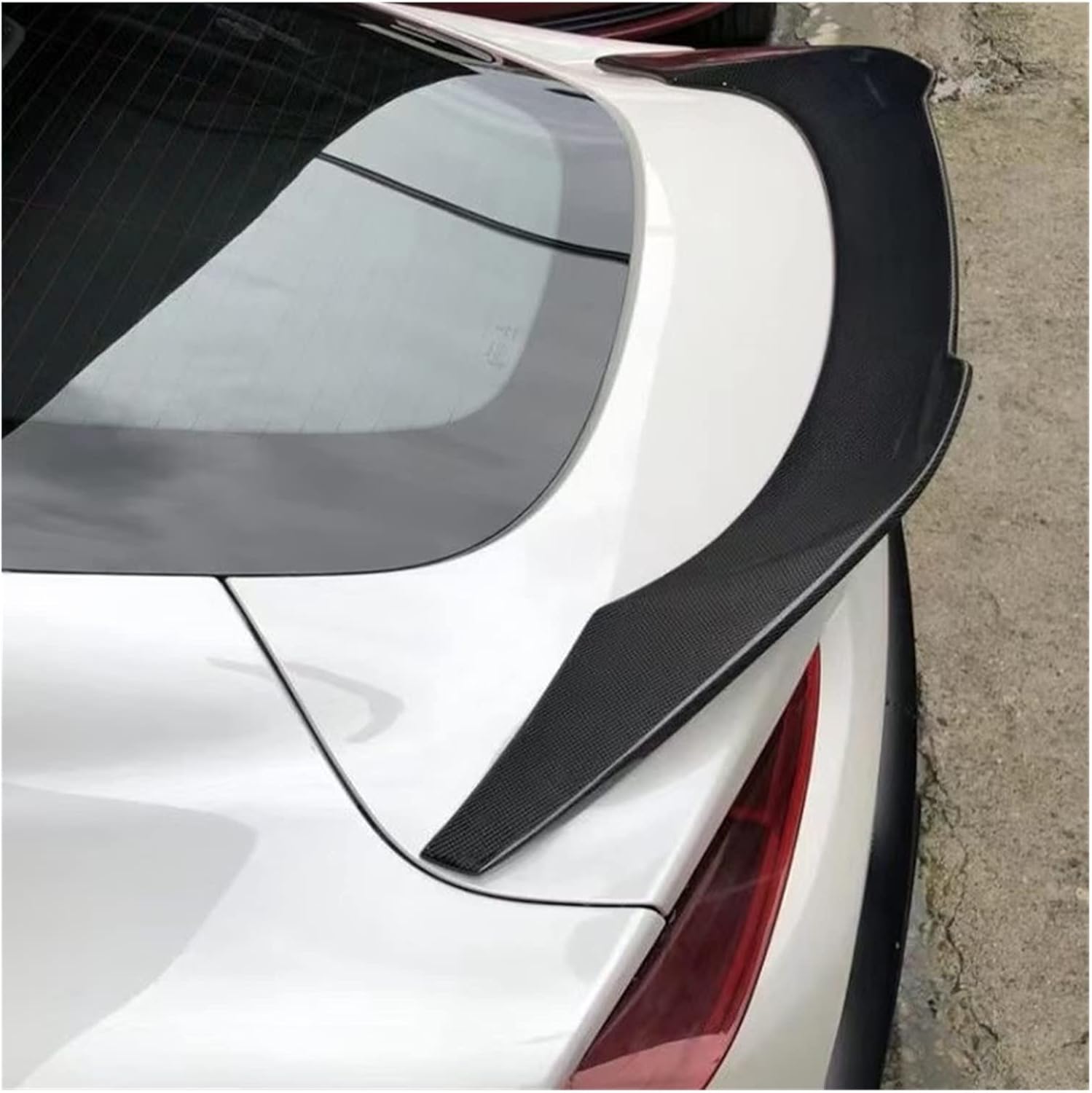 Alerón trasero de fibra de carbono para maletero 2019-2023 compatible con Toyota Supra A90 estilo OE (color de panal)