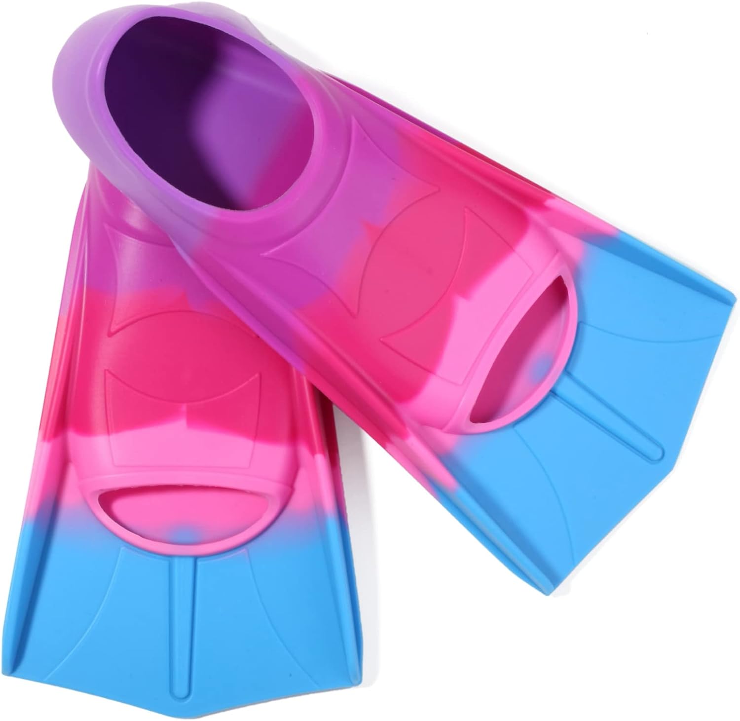 Junrife Aletas de natación para niños, aletas para natación, aletas de entrenamiento de natación para esnórquel o natación de regazo, para niños y