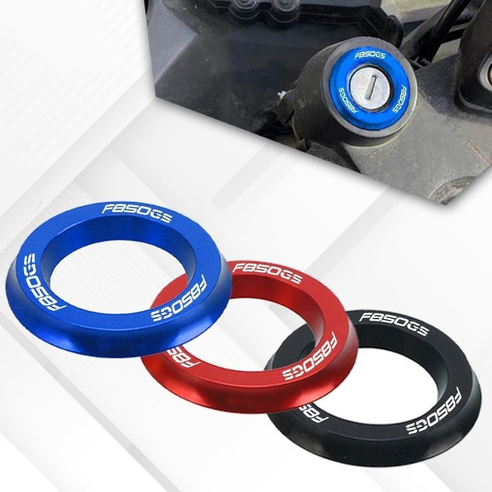 Motorcycle Ignition Switch Cover Throttle Cover Key Hole Ring for BMW F850GS F 850 GS F850 GS Adventure 2017-2022