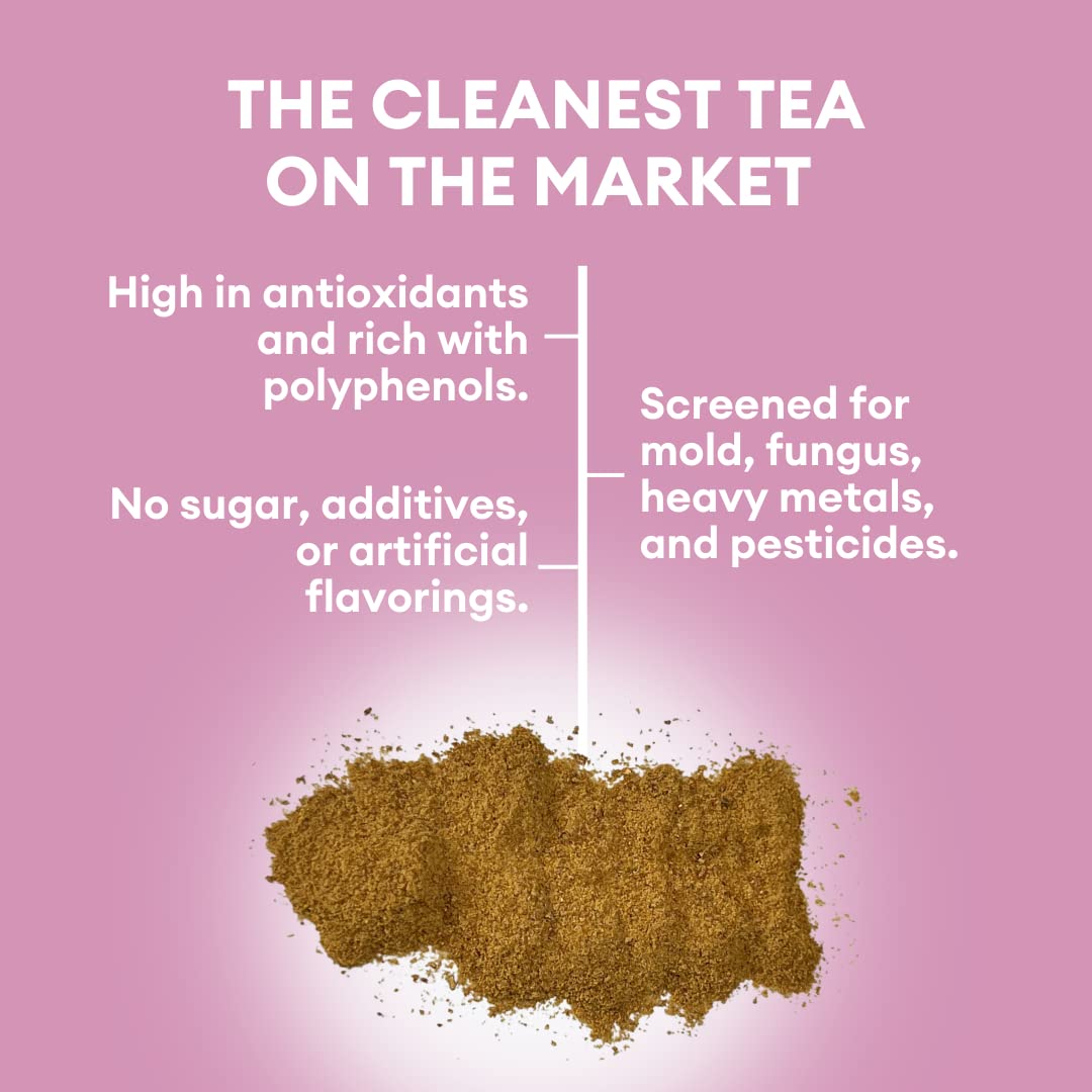 Cusa Tea & Coffee  Deep Doze Herbal Tea  Té instantáneo sin cafeína premium  Té caliente y helado sin azúcar añadido (30 porciones individuales)