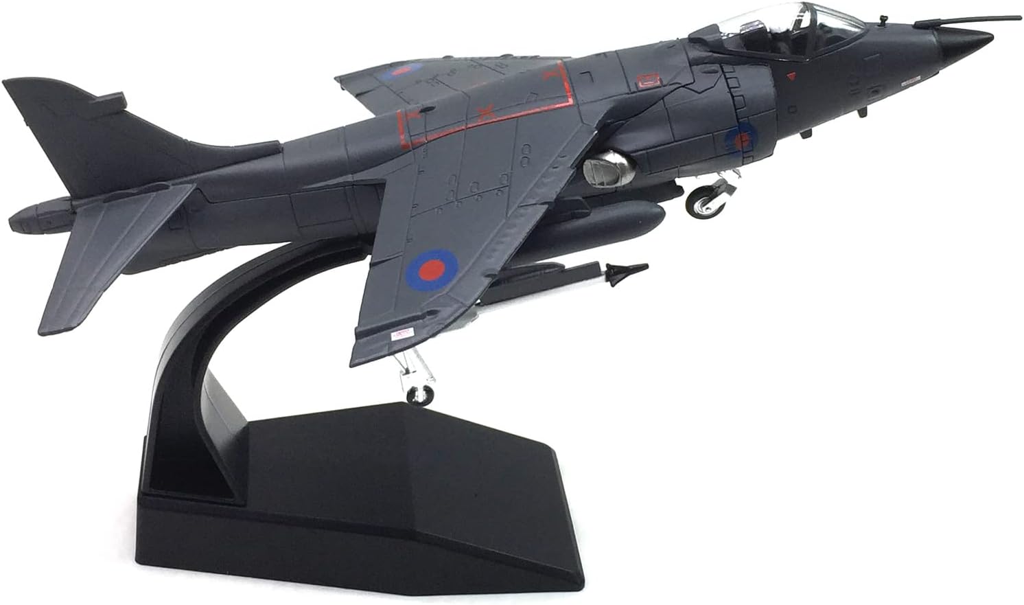 172 Escala de la Fuerza Aérea del Reino Unido 1982 Sea Harrier Jet Fighter Modelo Avión de Aleación Modelo Militar Modelo de avión Fundido a Presión