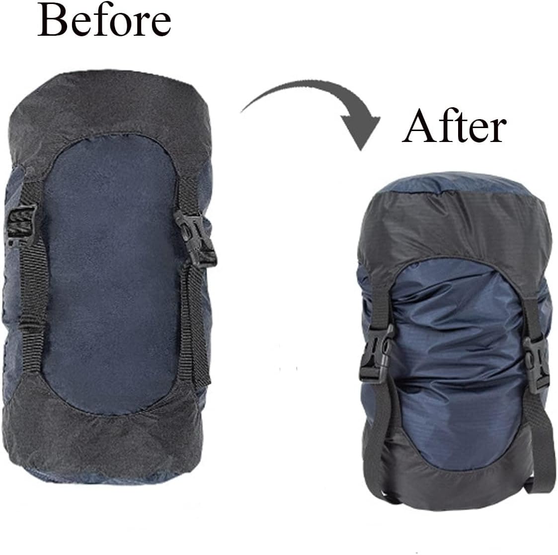 Yundxi Saco de compresión de 5L8L18L25L35L, saco de dormir ligero, almacenamiento de compresión, más 40% de almacenamiento para camping, senderismo,