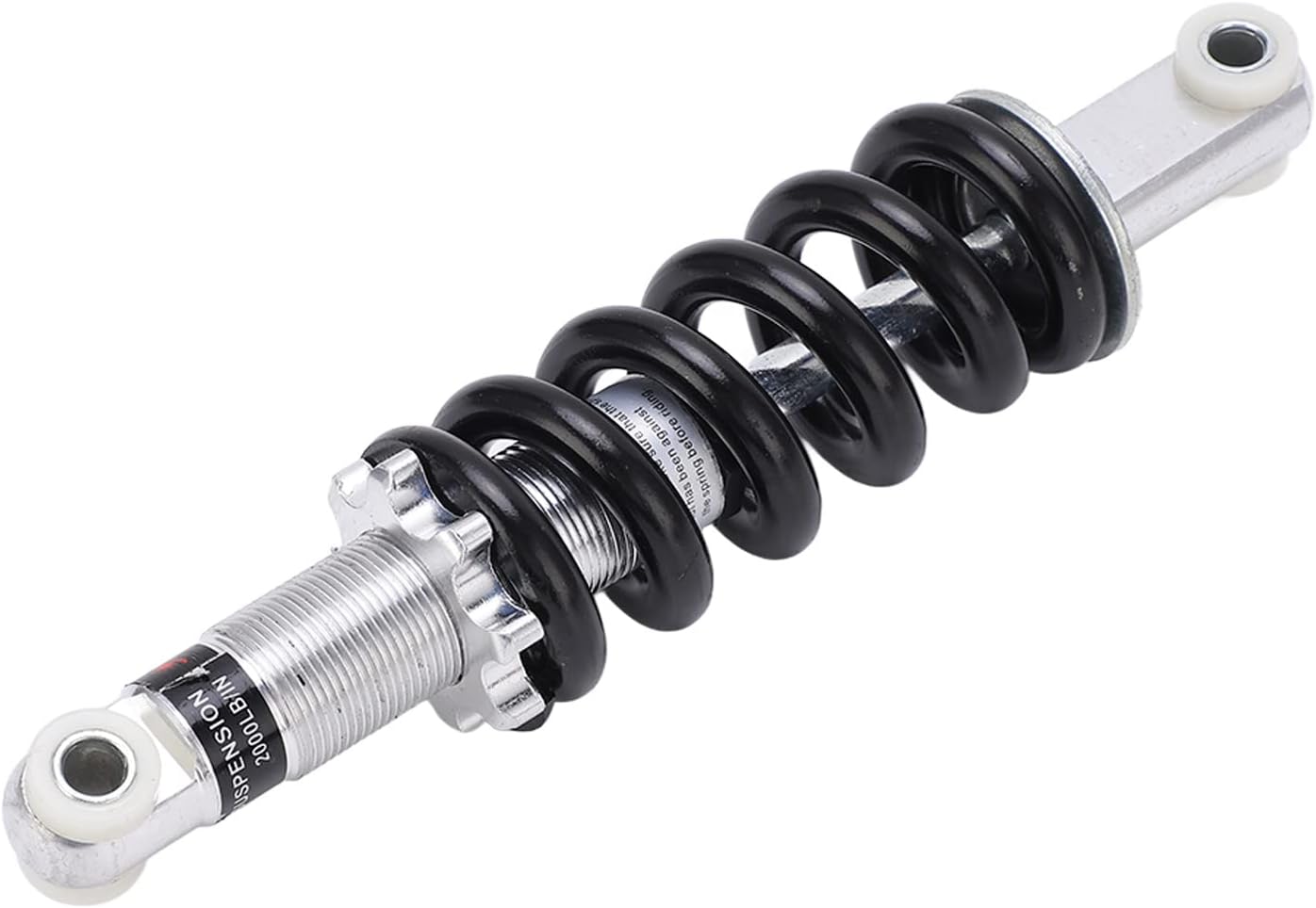 Amortiguador ajustable, amortiguador trasero de 8.465 in, amortiguador ajustable de 2000 libras, universal para mini motocicletas de cross, ATV,