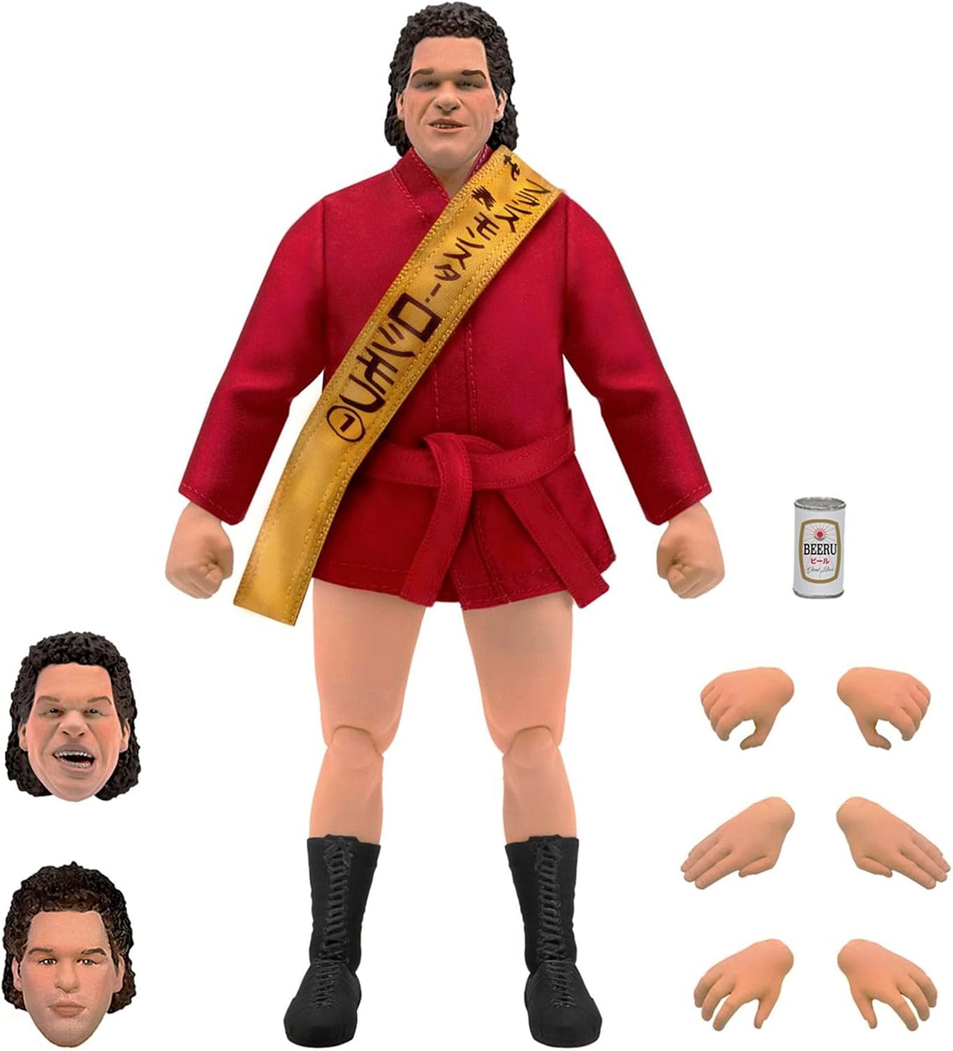 Super7 Wrestling SUP81091 – Figura de acción de Andre The Giant IWA World Series Ultimates, rojo, estándar