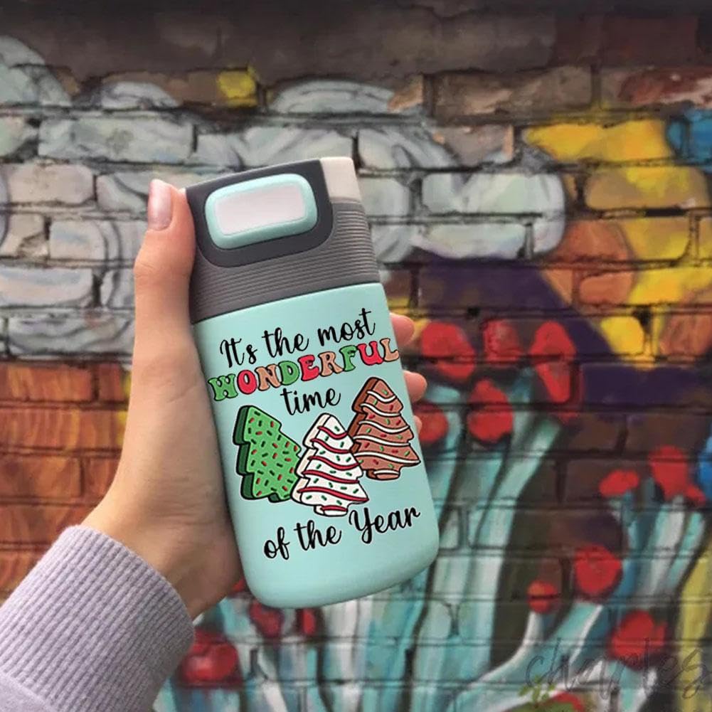 Adhesivos de transferencia de vasos UV DTF, calcomanía decorativa de Feliz Navidad para vasos de vidrio, envoltura de vasos impermeables de Papá