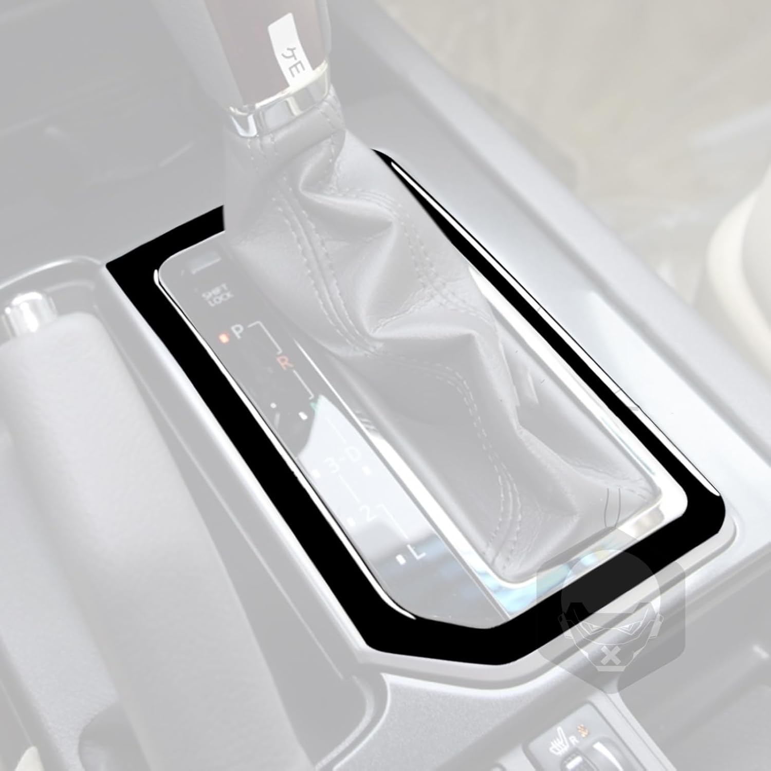 Car Center Conosle – Cubierta para panel de cambio de marchas, calcomanía de control compatible con Toyota Land Cruiser Prado 2010 2011 2012 2013