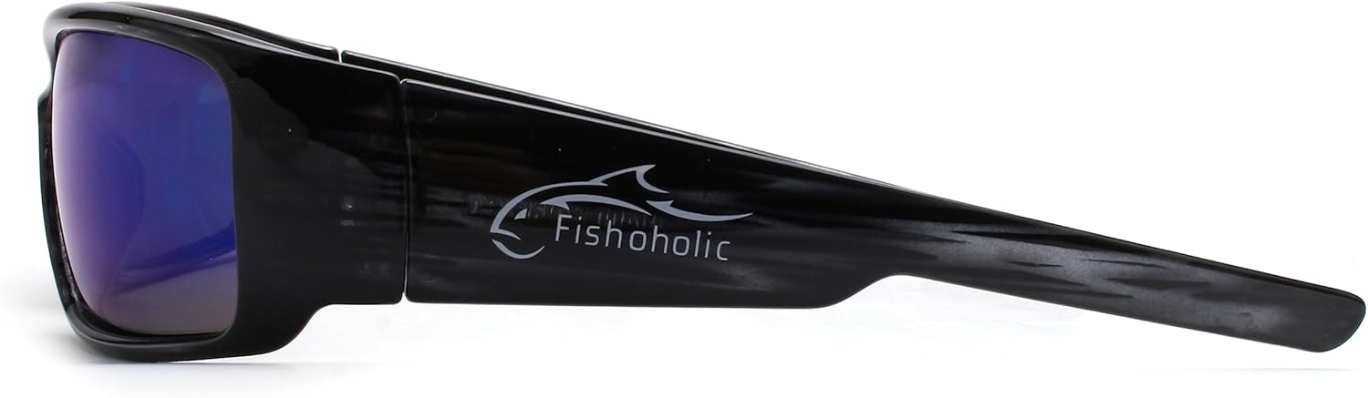 Fishoholic – Lentes de sol polarizados para pesca con protección UV400, 5 opciones de color, con funda, regalo de pesca