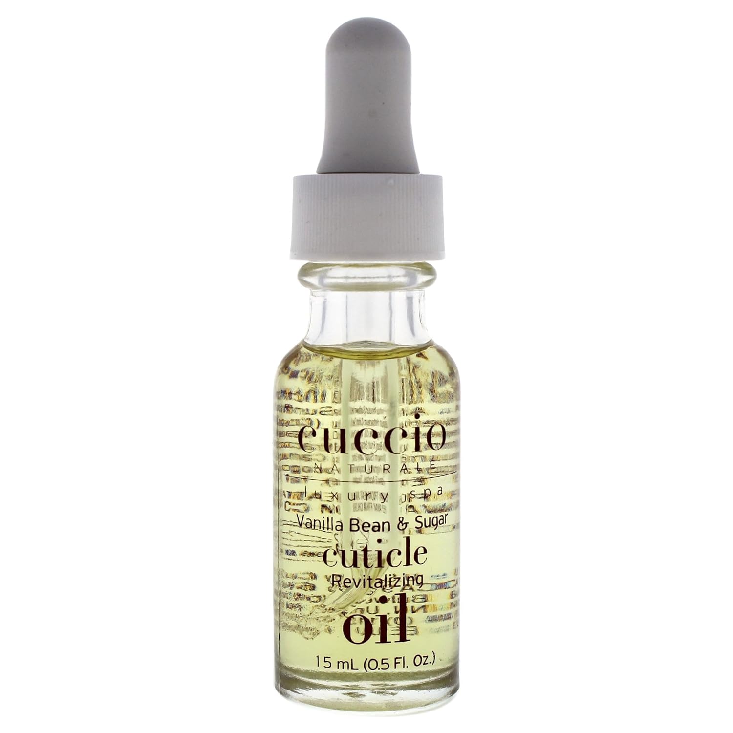 Cuccio Naturale – Aceite revitalizante para cutículas de grano de vainilla y azúcar, hidrata y fortalece las uñas y cutículas, calmante y nutritivo,