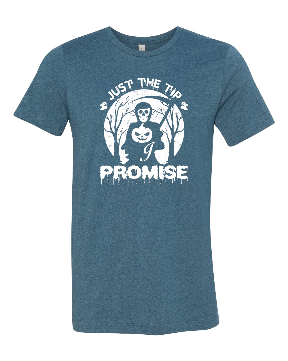 Just the Tip I Promise Shirt, Funny Halloween Shirt, Grim Reaper Shirt, Spooky Season Shirt, Funny Spooky Tee, Halloween Outfit