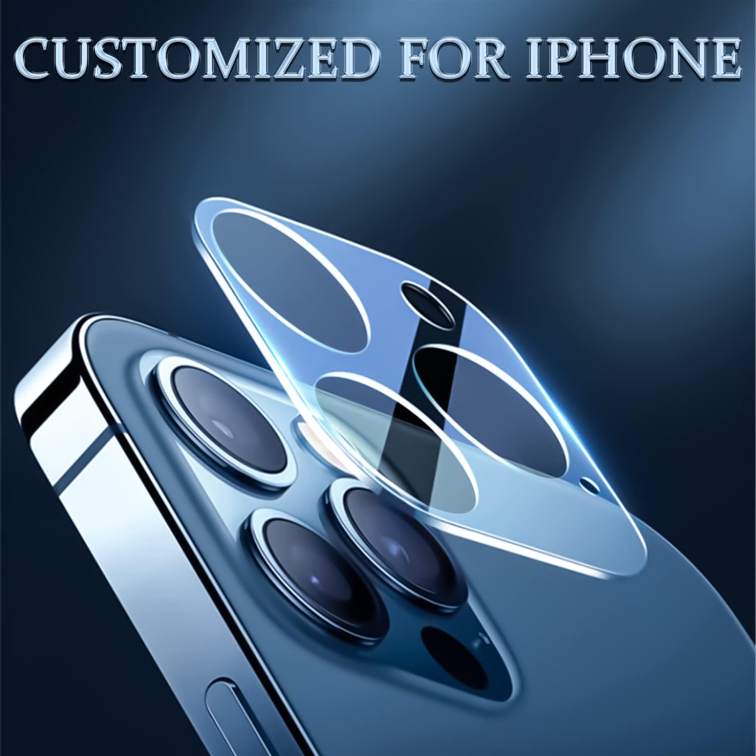 Borrello’s Paquete de 2 protectores de lente de cámara para iPhone 11 Pro, vidrio templado, sin burbujas, compatible con fundas, dureza 9H, fácil