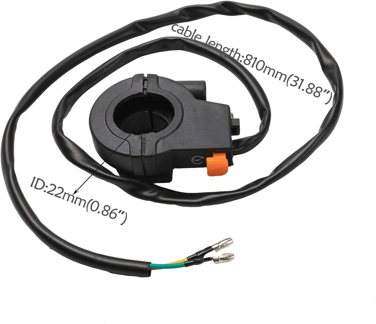 Cable del acelerador 78 ” Agarraderas Grip Kill Switch para 49cc-80cc Bicicleta Push Bike