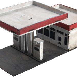 172 164 Kits de modelos de construcción, desmontaje rompecabezas 3D pintura de bricolaje, escena de arquitectura de gasolinera para accesorios de 172 164 Kits de modelos de construcción, desmontaje rompecabezas 3D pintura de bricolaje, escena de arquitectura de gasolinera para accesorios de