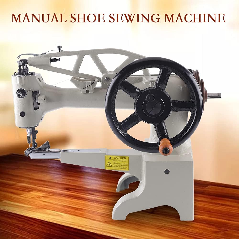 Máquina de coser para zapatos de cuero, máquina de coser manual de bricolaje, máquina de coser comercial de cuero resistente, máquina de coser de