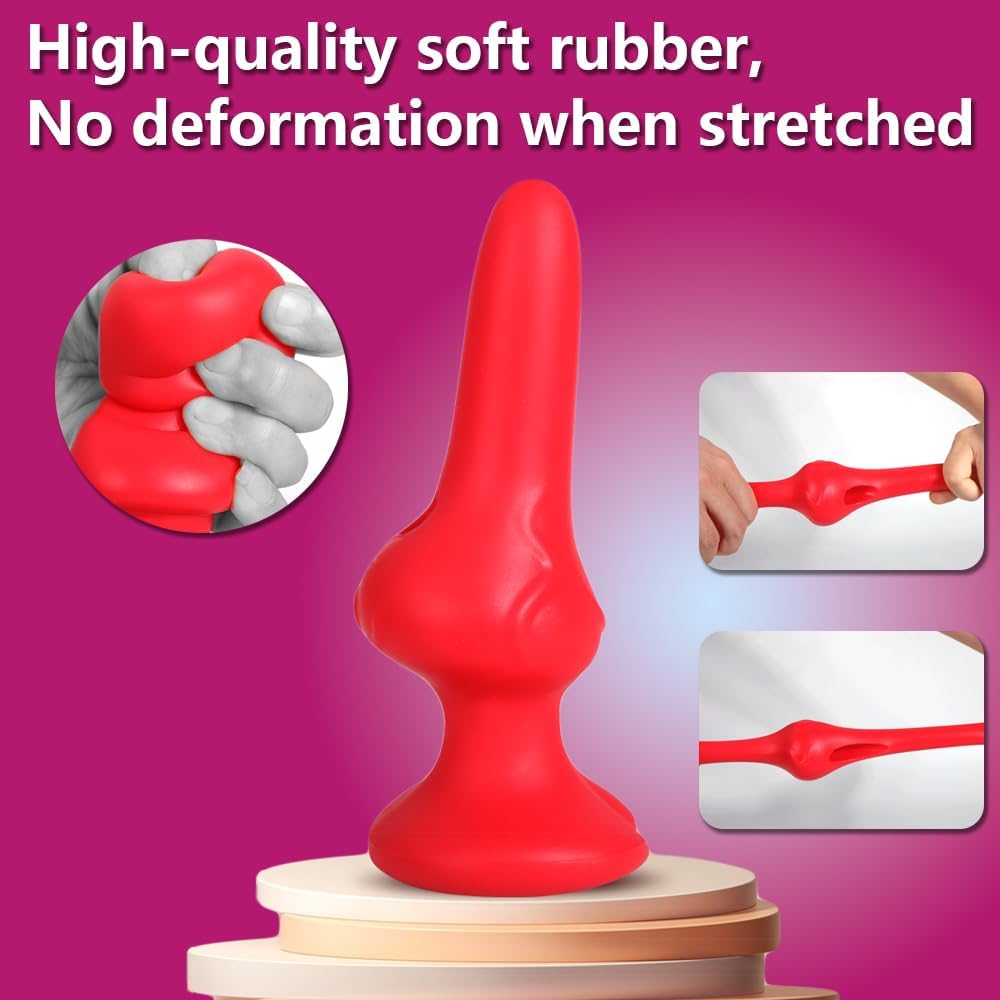 Masturbador masculino de silicona para adultos con tapón anal para consolador, extensor de pene, estimulador de punto G, dispositivo anal funcional