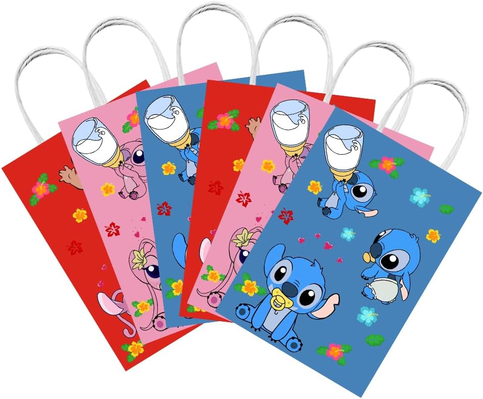 Minamihong Bolsas de recuerdo de fiesta, 15 unidades para bolsas de regalo de alienígenas azules, bolsas de dulces azules para alienígenas azules