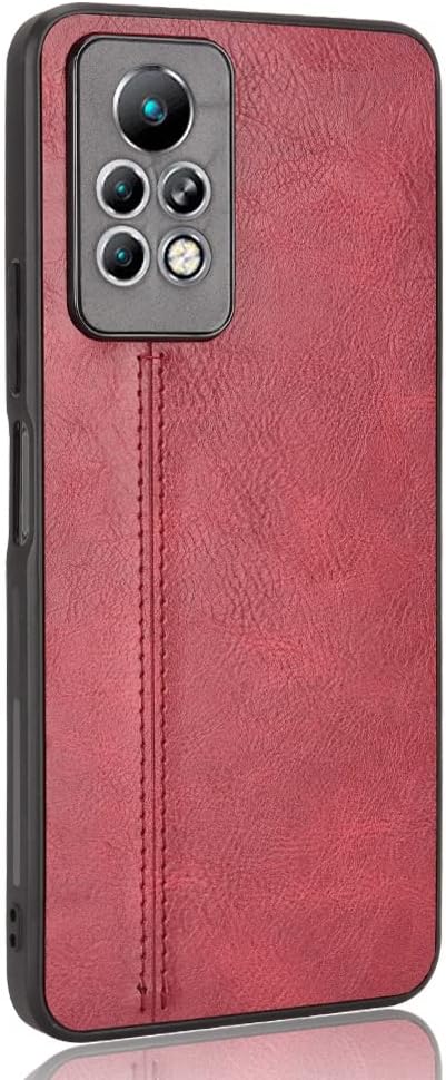Funda de teléfono para Infinix Note 11 Pro11s, funda para Infinix Note 11 Pro11s Funda protectora de piel sintética tipo vaca, antideslizante, a