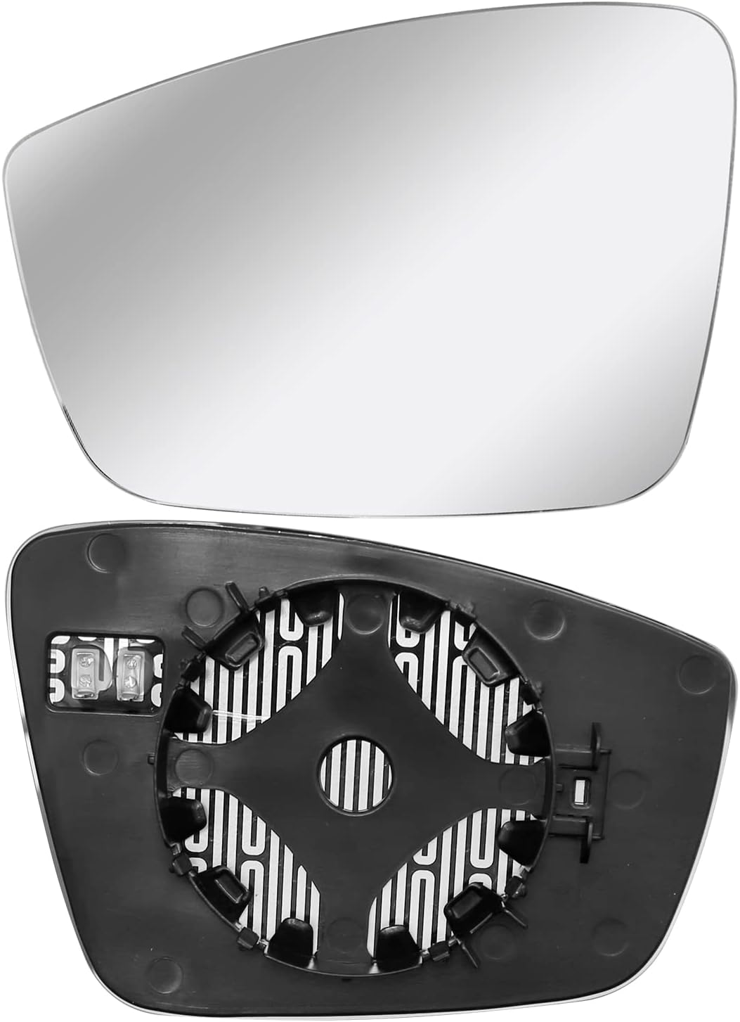 5C6857521 – Espejo calefactable para el lado izquierdo del conductor 2011-2018, repuesto para Volkswagen VW Passat Beetle Jetta Power Convexo con